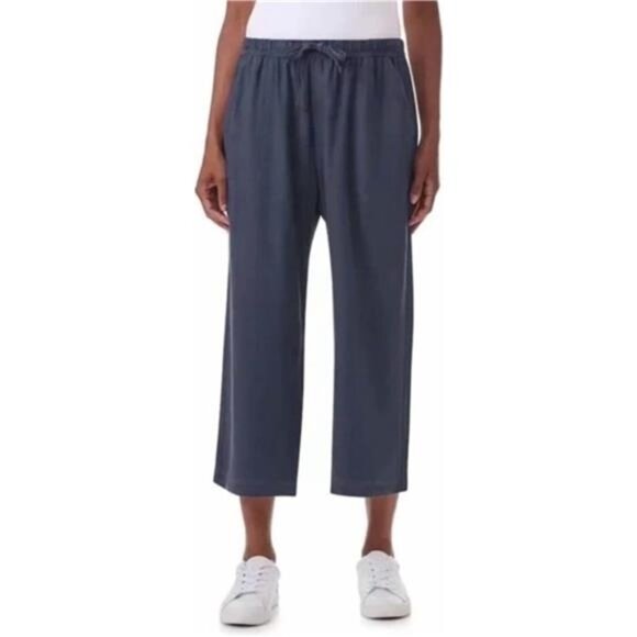 Splendid Pants - Splendid Women's Linen Blend Wide Leg Pants | Navy, XX-Large
